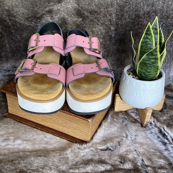 Hunter Original Double Buckle Platform Sandal size 7 - Picture 2 of 8